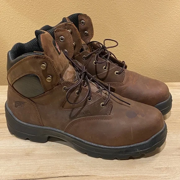 Red Wing Shoes | Shoes | Red Wing Brown Leather Work Boots  display picture 2
